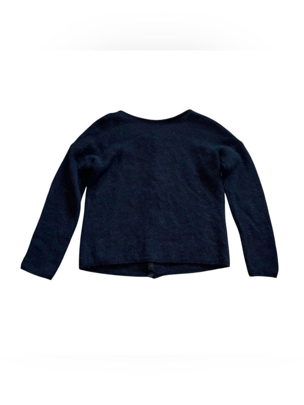 Sezane Gaspard Super Kid Mohair Blend Cardigan Women’s Size Small In black - Picture 7 of 8